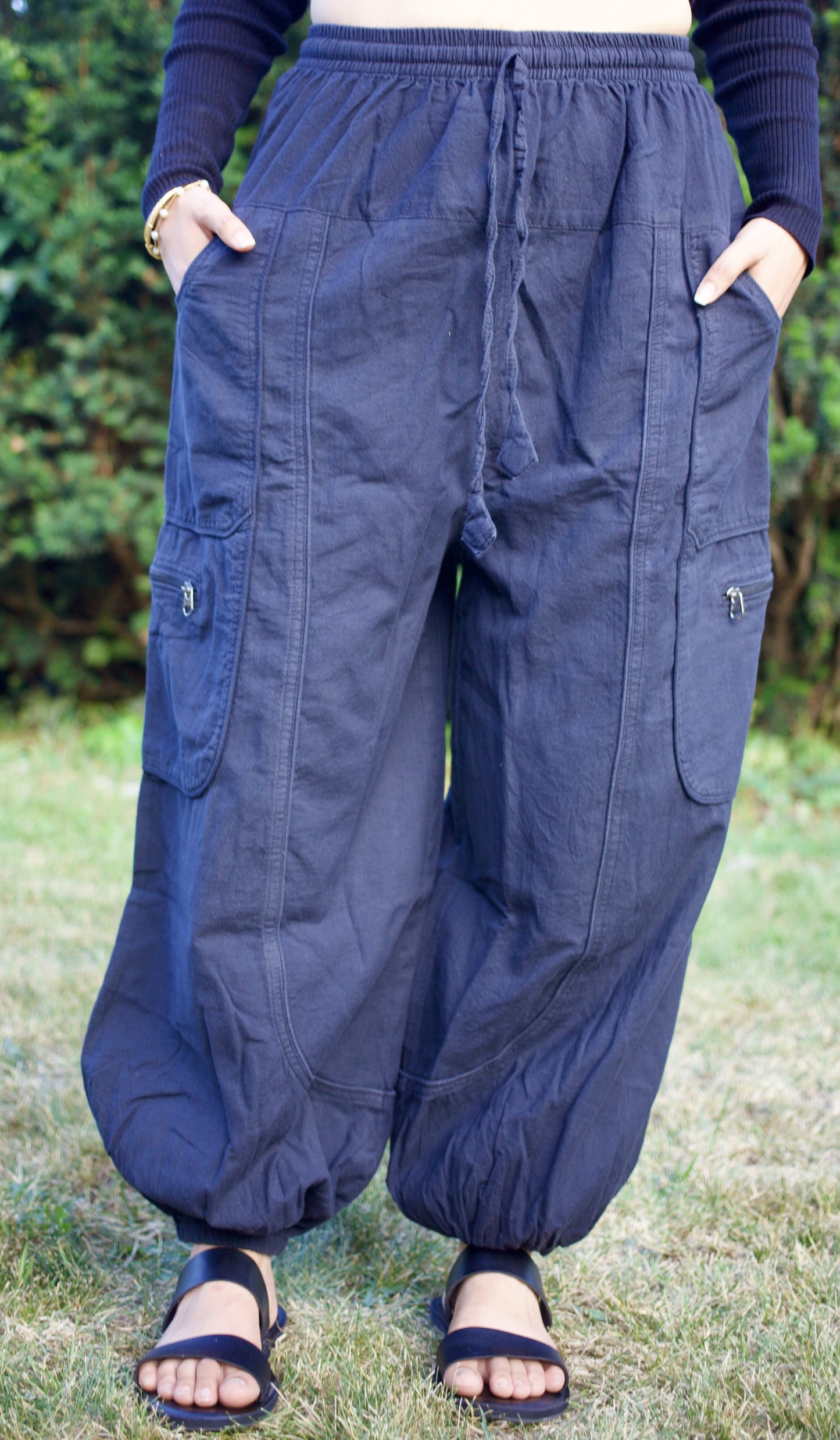 shedol bhaktapur blue pants front