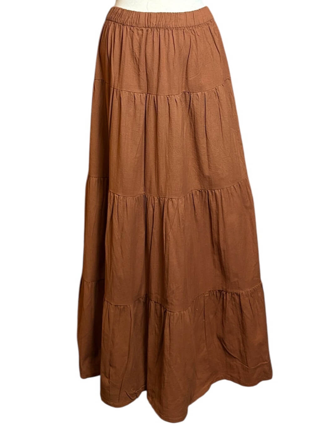 shedol bhojo skirt brick brown
