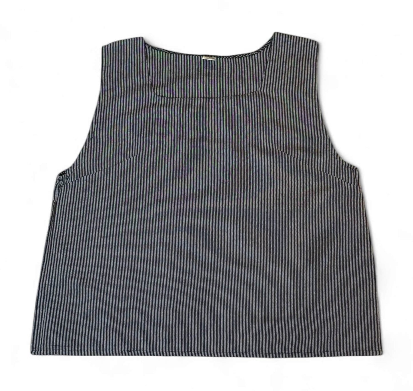 shedol janak tank charcoal stripe