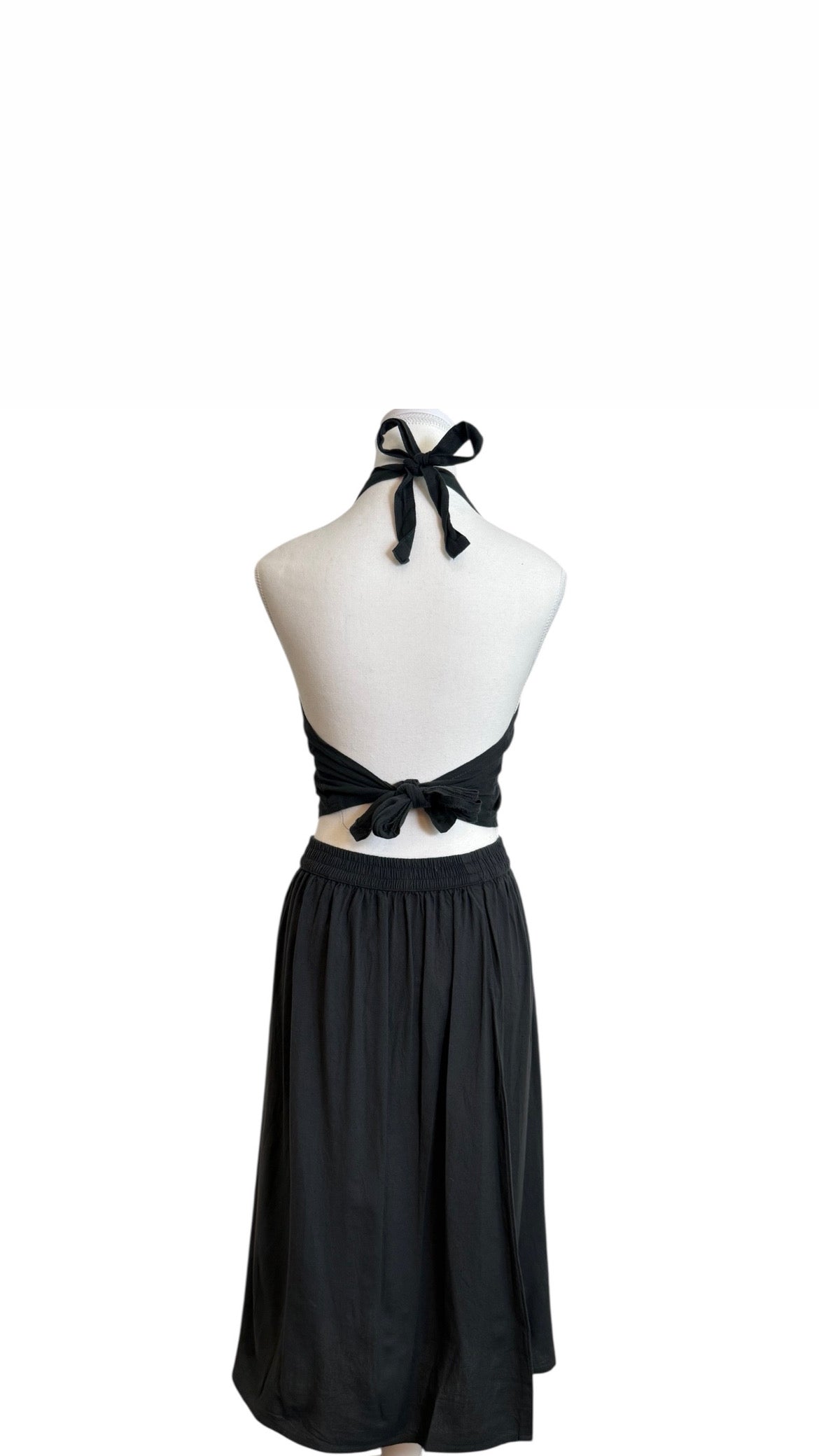 shedol rara bra top charcoal back