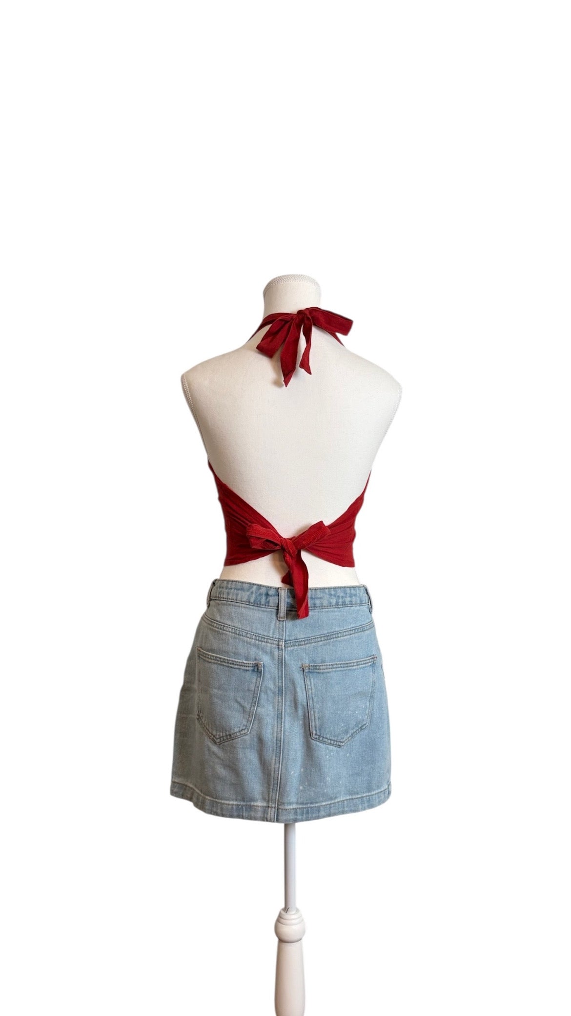 shedol rara bra top tika red back