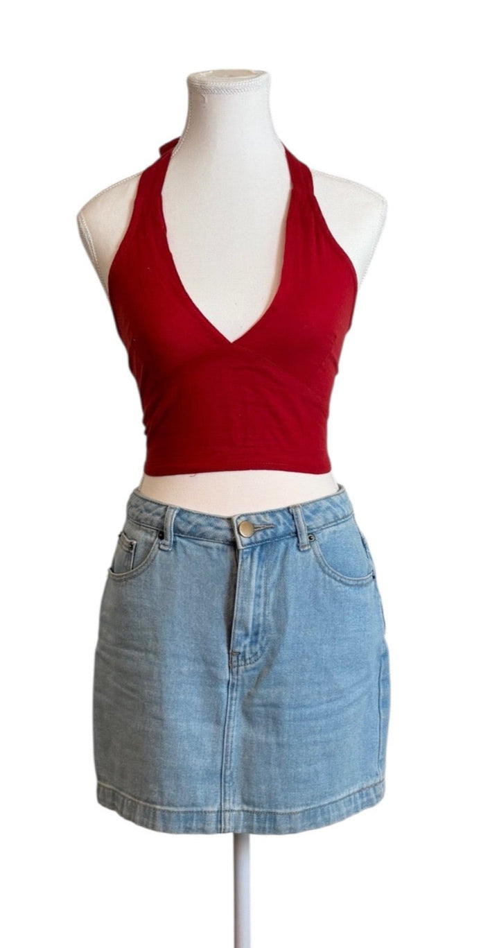 shedol rara bra top tika red front