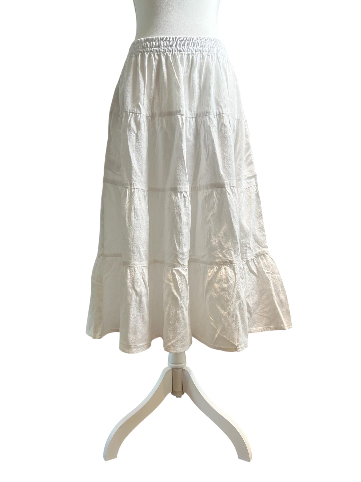 shedol shortened bhojo skirt everest white
