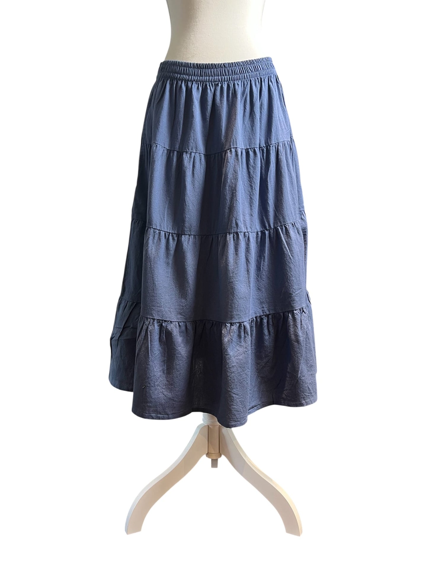 shedol shortened bhojo skirt morning blue