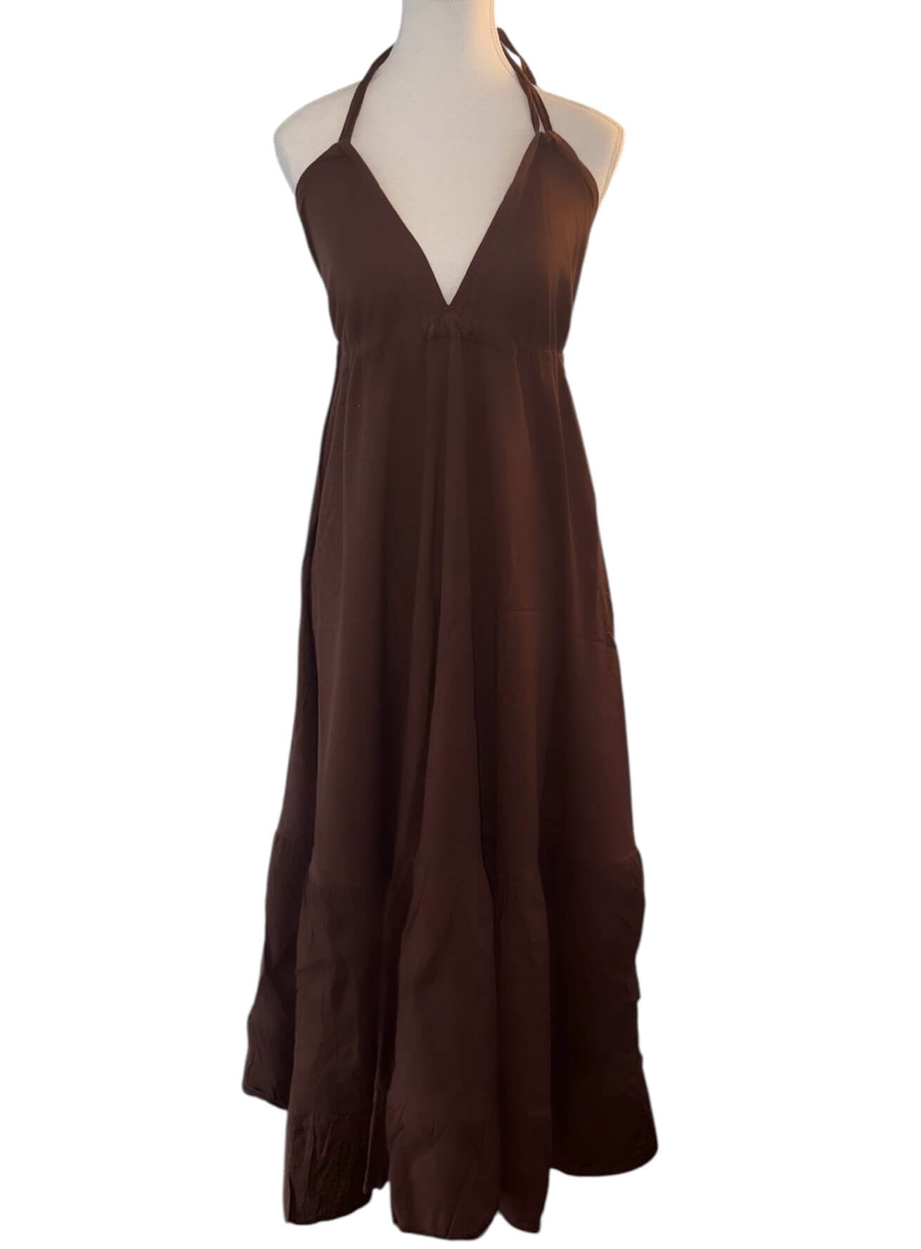 shedol simara dress chiya brown