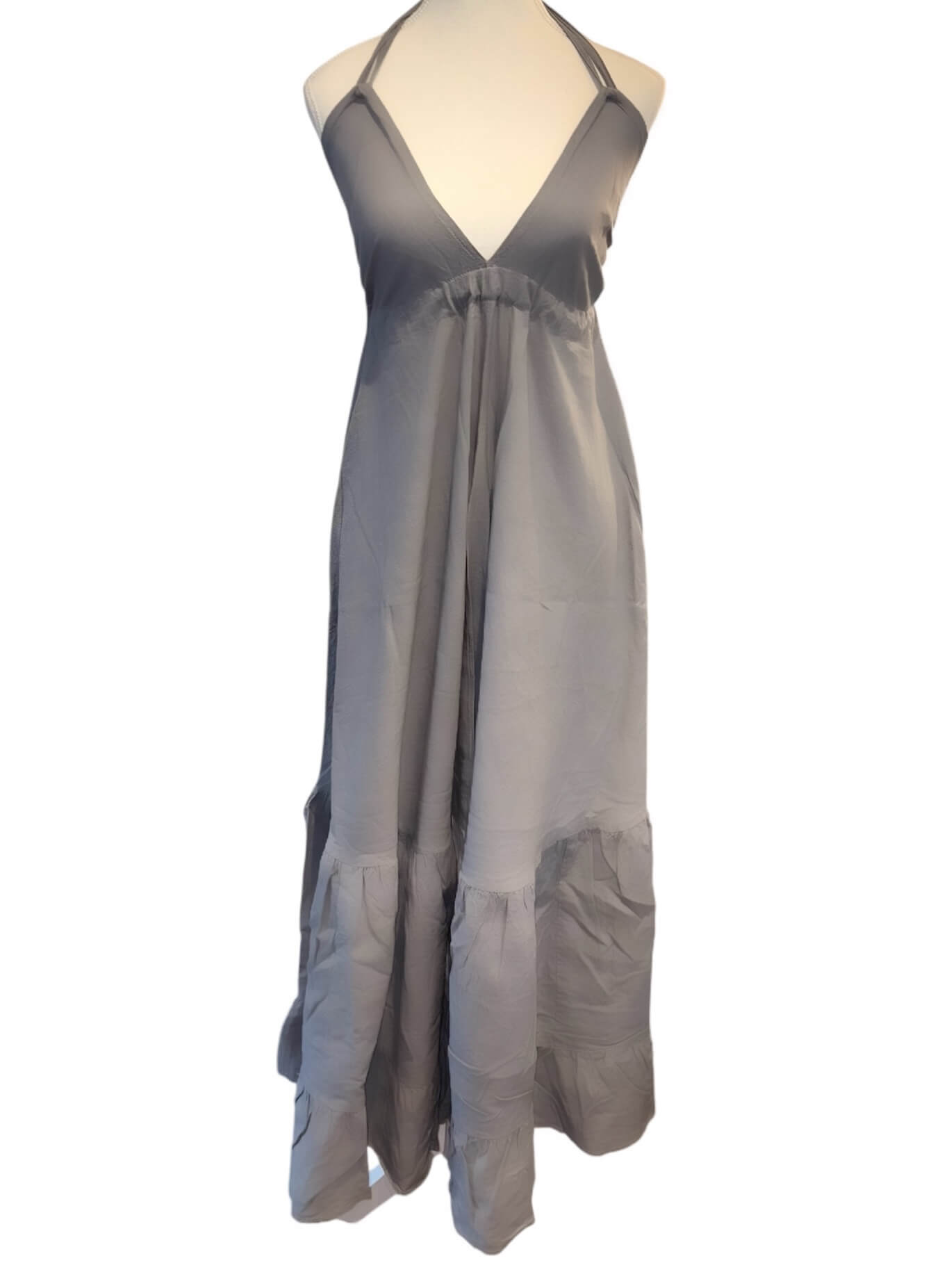 shedol simara dress grey tone
