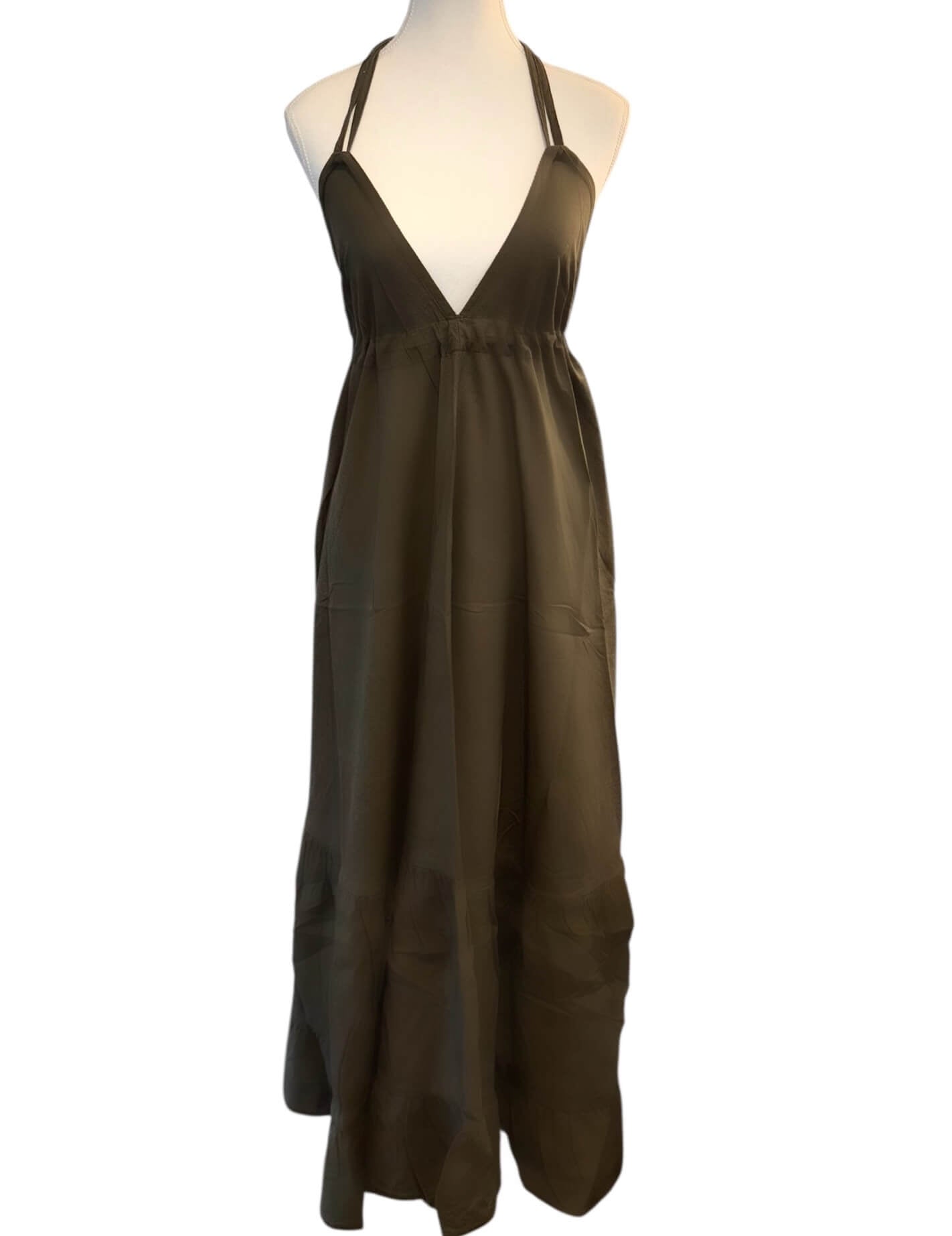 shedol simara dress pine grove green