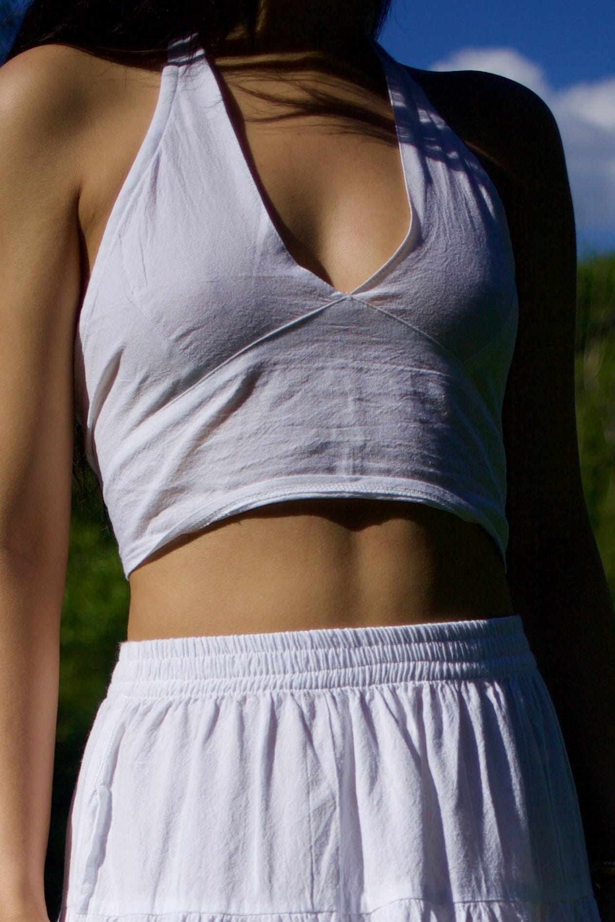 shedol white rara bra top model front