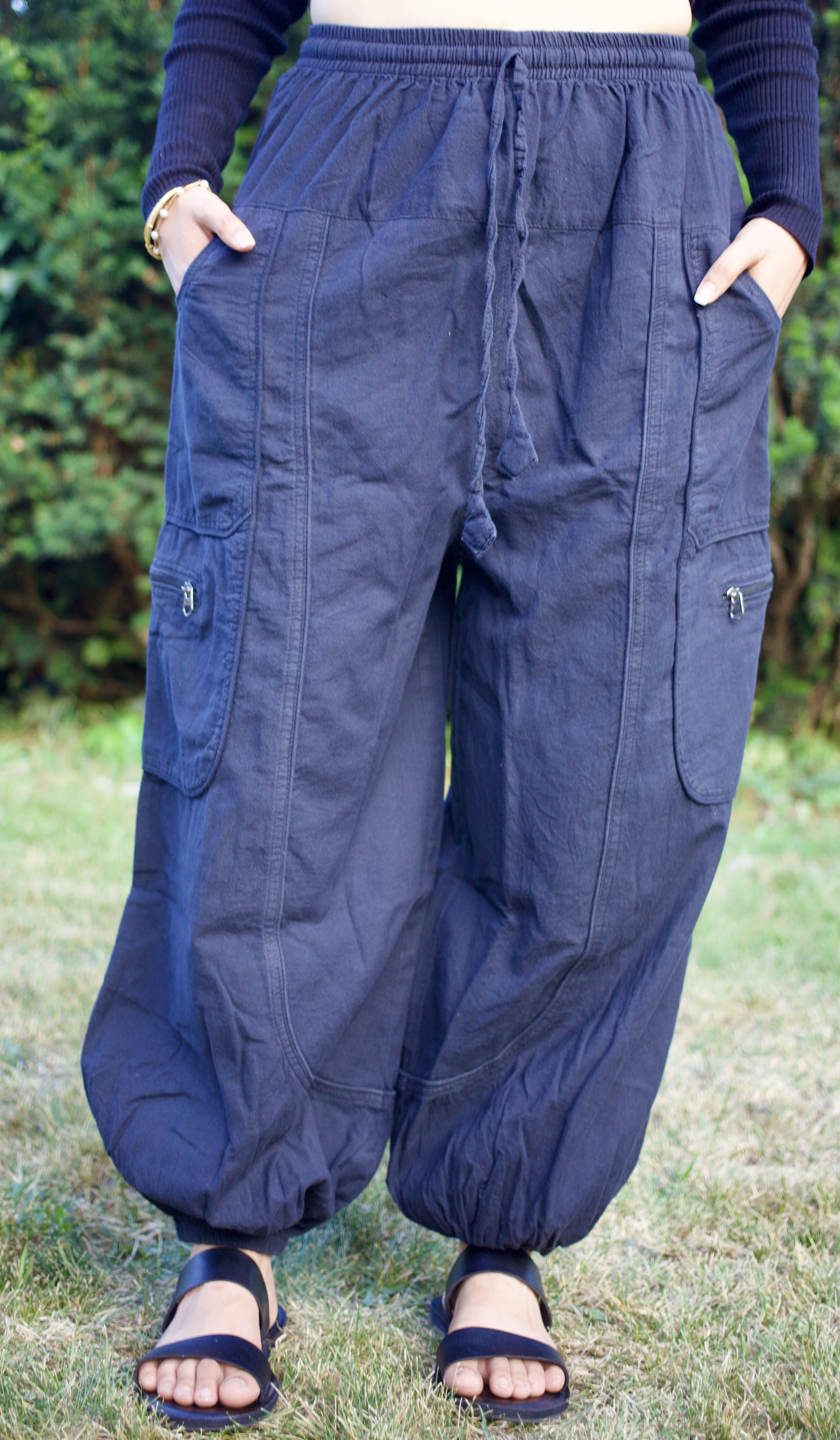 shedol bhaktapur blue pants front